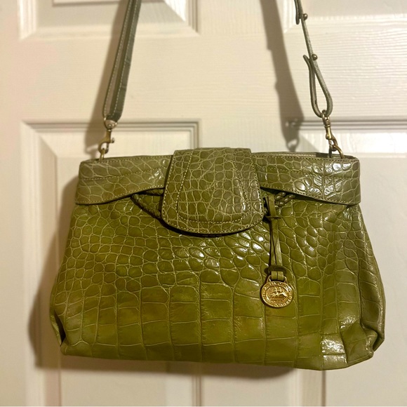 Brahmin Bags Brahmin Fairhaven Mass Usa Leather Green Purse Poshmark
